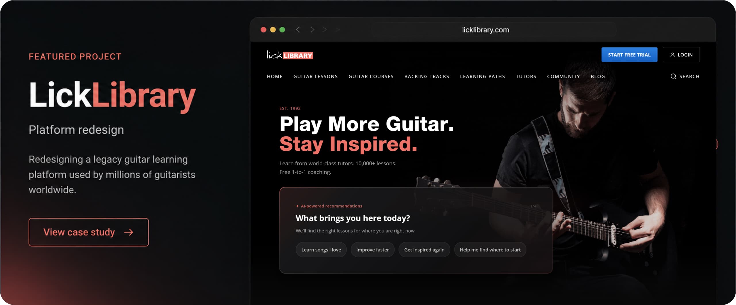 LickLibrary homepage